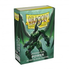 Dragon Shield Dual Matte Japanese Size - Power Green (60 ct.)